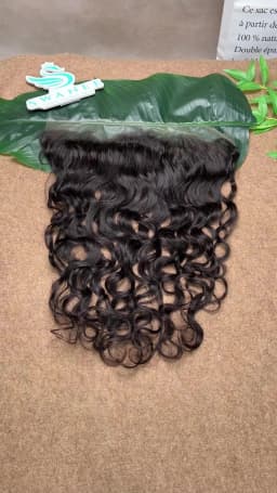 Natural Wave 13x4 HD Lace Frontal Transparent Swiss 5×5 Closure Pre Plucked Ear to Ear Vietnamese Human Hair For Black Women
