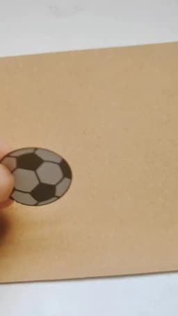 100PCS 25mm "1" Inch Round Football Pattern Scratch Off Stickers For Promotional Games Favors