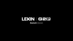 Lexin G2P Motorcycle Intercom Helmet Bluetooth Headsets,Handsfree Communicator Up to 6 Riders Interphone with FM Radio