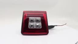 iJDM Car Rear Fog Light Assemblies For Nissan 370Z Juke NISMO Powered by Red LED as Brake/Rear Fog & White LED as Backup Reverse
