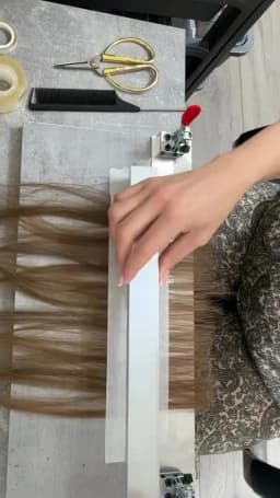 Portable Stainless Steel Hair Strands Holder For Making Keratin Bonds And Tapes In Hair Extensions