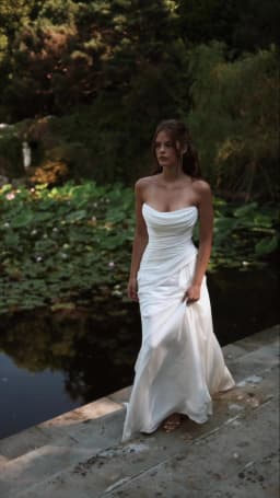 Classical Pleat Sweethart Chiffon Mermaid Wedding Dresses Sweep Train Custom Made 2025 Rode De Morrie