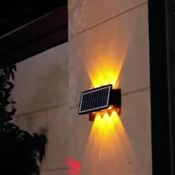 Solar Wall LED Light Outdoor Garden Decoration Wall Lamp High Brightness Up And Down Luminous Lighting Outdoor Solar LED Lamp