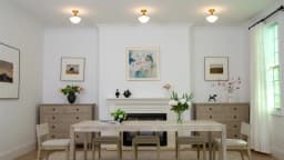Phansthy Vintage Flush Mounted Ceiling Lighting with Milk White Glass Shade, for Hallway Foyer Loft Living Room Bedroom