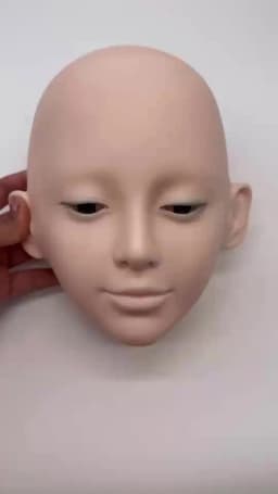 Professional Eyelash Extension Training Head with Skin - like Softness for Lash Technicians Salon use