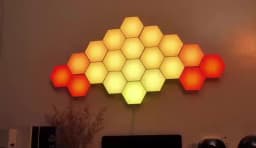 Tuya Quantum Lamp Smart APP WIFI Bluetooth Night Light LED Hexagon Panel Lamps Voice Control Induction Neon Light DIY Wall Light