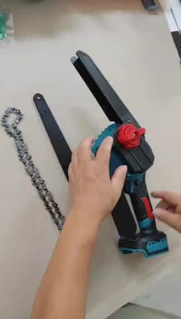 Nananuu 8 Inch Mini Cordless Electric Chainsaw (No Battery) Woodworking With Small Handheld For Makita 18V Battery Power Tool