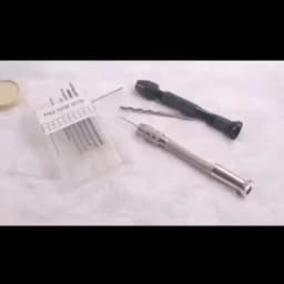 Pin Vise Drill Bits Swivel Head Pin Vise Ergonomic Handle Professional Precise Multipurpose Hand Vise For DIY Hairpin Keychain
