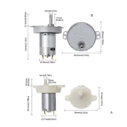 Convenient JS50 Gear Motor JS50/280 Washer Motor Deceleration Gear Motor Enjoy Quiet and Stable Washing Experience Drop Shipping