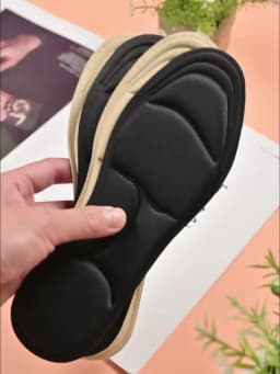 4PCS 5D Massage Memory Foam Insoles Thickening Breathable Cushion Cushioning Comfort Suitable For High Heels Insoles