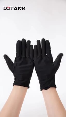 Disposable Work Gloves Thin Skincare Gloves Breathable Sweat-absorbing Non-slip Gloves for Short-time Light Duty Only