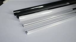 2-35Pcs/lot LED Aluminum Profile 0.5m/pcs U/V/W Shape Corner for 5050 2835 LED Strip Bar Lamp Channel Holder White/Black Cover