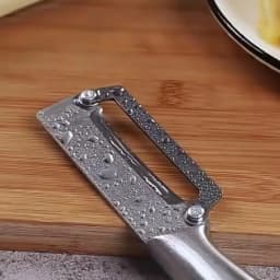 Stainless Steel Peeler Kitchen Sharp Fruit Vegetable Peeler Non-slip Handle Comfortable Grip Easy To Operate for Home Daily Use