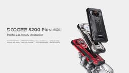 Doogee S200 Plus 5g Ai Rugged Phone 32Gb (12+20) 512Gb Dimensity 7300 Gaming Mobile Phone 1.32'' Rear Display Main Screen