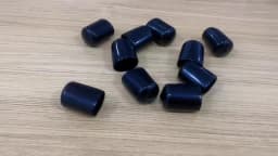 10/25/50pcs 3-25mm PVC Vinyl Rubber Round End Cap Threaded Cap Steel Pipe Plastic Pipe Rubber Protector Classification Kit