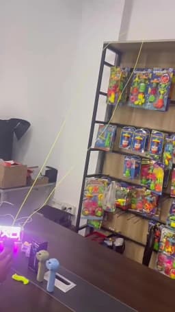 Light Toy String Glow In The Dark String Rope Launcher Luminous Portable Handheld String Stress Relief Toys For Kids Party Gifts