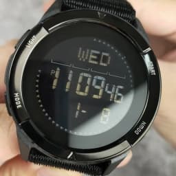 NORTH EDGE ALPS Men's Digital Carbon Fiber Watch Shock Militray Sports Super Light Outdoor Compass Waterproof 50M Wristwatches