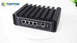 4x Intel I226-V2.5G LAN Fanless Firewall Mini PC Intel 8505 7305 N5105 I3 I5 I7 PfSense Proxmox Home Server Industrial Computer