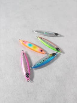 JIGGING PRO 40g 60g 80g Slow Jig Shore Jigging Lure Sea Fishing Bait Glow Slow Fall Fishing Lure