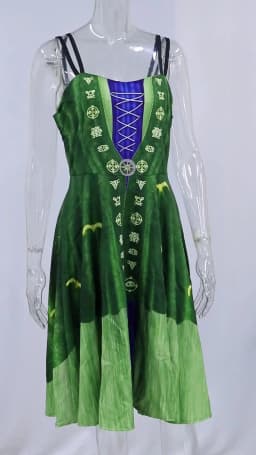[You're My Secret] Hocus Pocus Witch Dress for Women Winifred Sanderson Mary Sarah Sister Cosplay Costume Adult Classic Dress