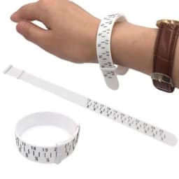 PHYHOO Us Uk EU Plastic Finger Size Band Gauge Ring Measurement Belt Adjustable Magnifier Ring Sizer for Women Men
