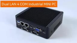 Helorpc Industrial Mini PC N2840/J2900 Support WIN10 LINUX with 2xGigabit LAN 5xUSB2.0 1xUSB3.0 4xDB9 COM 1xHDMI 1xVGA Computer