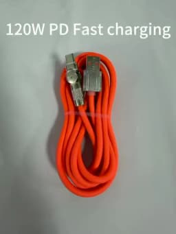 120W 6A USB Type C 180 Degree Phone Fast Charging USB C Cable Data Cord For Samsung Xiaomi 12 13 HUAWEI Honor 1m 1.5m 2m 