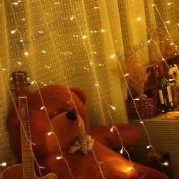 Led Icicle Curtain Battery Box String Light Fairy Christmas Light Garland Christmas New Year Wedding Home Room Patio Party Decor