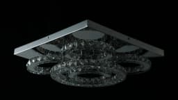 Crystal Led Ceiling Light 3 Side Crystal Chandeliers Changeable Lamp Home Decor Nordic Indoor Lighting Fixtures for Living Room