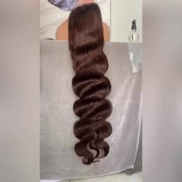 Transparent Chocolate Brown Body Wave Lace Front Human Hair Wig Vietnamese Original #4 Color 250% 13x6 HDFull Lace Frontal Wigs