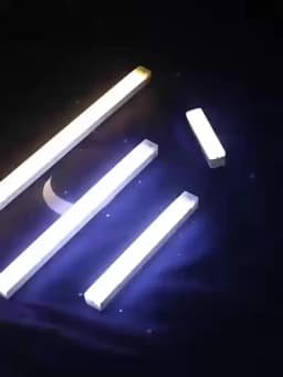 1-4Pcs Rechargeable PIR Motion Sensor LED Bar Lights Human Infared Induction Night Light Portable Cabinet Light 10/20/30/50cm