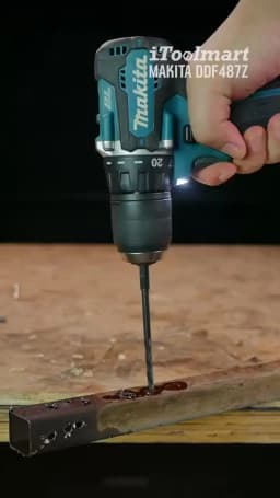 Makita DDF487 18V Brushless Cordless Driver Drill 2-Speed Rechargeable Tool for DIY Home Repair and Light Construction Work