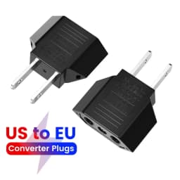 1-10PCS US Electrical Plug Adapter US America To EU European China CN Canada CA Travel Converter Plugs Power Socket AC Outlet