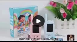Kids Walkie Talkies with Video 2 Pack Rechargeable Kids Video Walkie Talkies Christmas Birthday Gifts for Boys and Girls