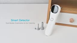 5-in-1 Smart Detector with Screen 1080P HD Ear Camera Includes Ear Pick Set and Six Replacement Tips 12 Extra Inspection Heads