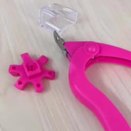 New Nail Scissors Stainless Steel U-Shaped Nail Extension Phototherapy Nail Clipper with Positioning and Shaping Nail Tools.