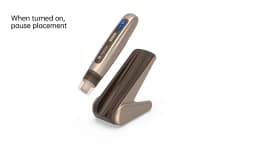 H5 Hydra Pen Derma Microneedle Pen 4-Pole EMS Microcurrent Mesotherapy - With 30 Pcs Automatic Serum Needles Gifts
