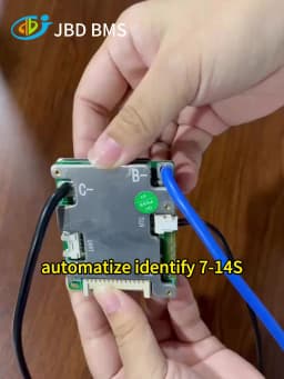 JBD Built-in BT Smart BMS Li-ion LiFePo4 24V 36V 48V 7S 8S 9S 10S 11S 12S 13S 14S 40A 50A BMS UART With Balance Function