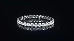 KNOBSPIN D VVS1 All Moissanite Rings for Women Man Engagement Wedding Eternity Band with GRA S925 Silver Plated 18k Gold Ring