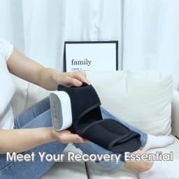 4 Modes Electric Heat And Vibration Ankle Foot Massager Hot Compress Ankle Massage Heated Wrap Support Brace Foot Protector