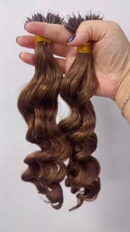 Natural Wave Nano Ring Human Hair Extension 40g 50g Keratin Capsule Micro Ring Hair Extensions Human Hair Natural Fusion Hair