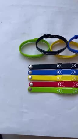 1Pcs 13.56MHz Adjustable RFID Waterproof Soft Wristband Silicone Bracelets NFC Smart S50 1K IC Key Keyfob Card