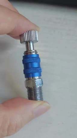 Airbrush Quick Disconnect Accessories 1/8 Quick Realse Fitting Adapter with 1 Extra Quick Connector Hose Air Brush Parts