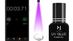 JOMAY 10 Bottles 5ml UV Eyelash Glue Quick Drying In 1 Second 75DAYS Lasting Lash Glue No Nrritation Eyelash Extension Adhesive