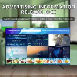 Digital Multimedia Network Media Player Advertising Box Signage Player Restaurants Menu Billboard Android Information Release