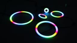 5V/12V WS2812B RGB COB RING Pixel CAR LIGHT 18/36/54/72/90Leds Individually Addressable WS2812 Built-in IC COB RING LED CAR LED