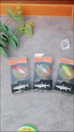 TAIYU Luminous Micro Minnow Bait 2.3g Spinners Artificial Hard Fishing Lure Topwater Crankbait Tackle for Bass Trout