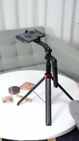 Ulanzi MA09 Smartphone Tripod Bluetooth Selfie Stick Desktop Tripod for iPhone 12 13 14 GoPro Card Camera Live Streaming Video