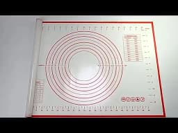 Lager Silicone Baking Mat Extra Thick Non Stick Baking Mat with Measurement Kitchen Fondant Dough Rolling Mat Oven Liner