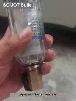 1/2' 3/4' 1' Pre-Filter Stainless Steel Brass Front-Mounted Filter Household Central 40-Micron Water Purification Element